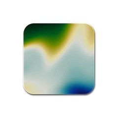Gradientcolors Rubber Square Coaster (4 Pack) by Sparkle
