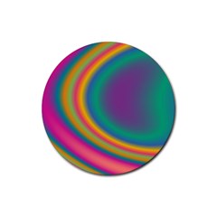 Gradientcolors Rubber Coaster (round) by Sparkle