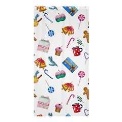 New Year Elements Shower Curtain 36  X 72  (stall)  by SychEva