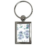 Floral pattern Key Chain (Rectangle)