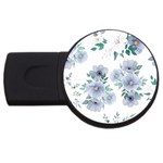 Floral pattern USB Flash Drive Round (4 GB)