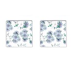 Floral pattern Cufflinks (Square)
