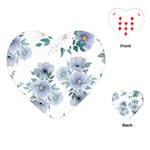 Floral pattern Playing Cards Single Design (Heart)