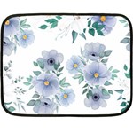 Floral pattern Fleece Blanket (Mini)