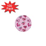 Emoji Heart 1  Mini Buttons (100 pack) 