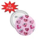 Emoji Heart 1.75  Buttons (10 pack)