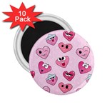 Emoji Heart 2.25  Magnets (10 pack) 