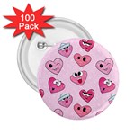Emoji Heart 2.25  Buttons (100 pack) 