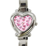 Emoji Heart Heart Italian Charm Watch