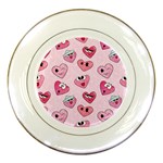 Emoji Heart Porcelain Plates