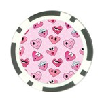 Emoji Heart Poker Chip Card Guard (10 pack)
