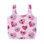 Emoji Heart Full Print Recycle Bag (M)
