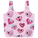 Emoji Heart Full Print Recycle Bag (XXXL)