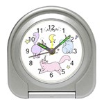  Cute unicorn cats Travel Alarm Clock