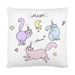  Cute unicorn cats Standard Cushion Case (Two Sides)