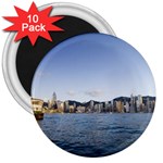 HK harbour 3  Magnet (10 pack)