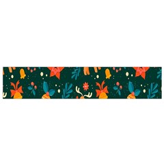 Vintage-christmas-pattern Small Flano Scarf