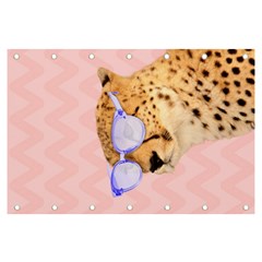 Leopard In The Sunglasses Banner And Sign 6  X 4  by NiOng