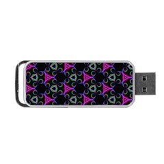 Background-triangle Portable Usb Flash (one Side) by nateshop