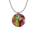 Neon World  1  Button Necklace Front