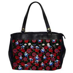 Alice In Wonderland Flower Oversize Office Handbag (one Side) by flowerland