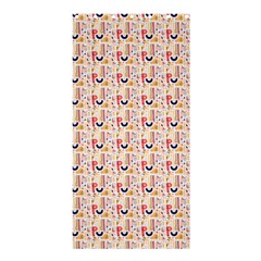Orange Pattern Shower Curtain 36  X 72  (stall)  by designsbymallika