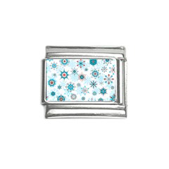 Beautifule Snowflake Decorative Pattern Seamless Italian Charm (9mm) by Jancukart