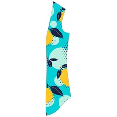 Pop Art Style Citrus Seamless Pattern Drape Collar Cardigan by Pakemis