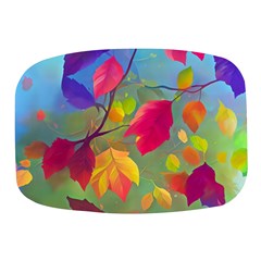 Leaves Foliage Autumn Branch Trees Nature Forest Mini Square Pill Box by Uceng