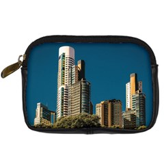 Puerto Madero Cityscape, Buenos Aires, Argentina Digital Camera Leather Case