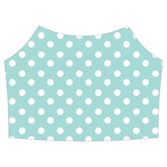 Blue And White Polka Dots Summer Cropped Co-ord Set by GardenOfOphir