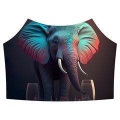 Elephant Tusks Trunk Wildlife Africa Summer Cropped Co-ord Set by Ndabl3x