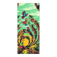 Monkey Tiger Bird Parrot Forest Jungle Style Pleated Skirt by Grandong