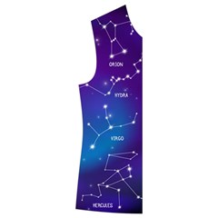 Realistic Night Sky With Constellations Kids  Double Breasted Button Coat by Cowasu