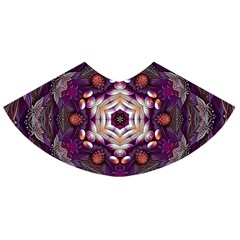 Rosette Kaleidoscope Mosaic Abstract Background Art Skater Skirt by Simbadda