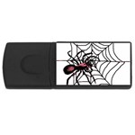 Spider in web USB Flash Drive Rectangular (4 GB)