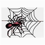 Spider in web Glasses Cloth (Large)