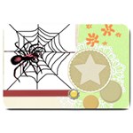 Spider in web Large Doormat