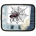 Spider in web Netbook Case (Large)	