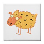 Funky sheep Tile Coaster