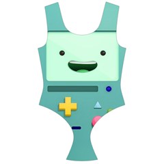 Bmo Adventure Time Off Shoulder Velour Bodysuit  by Bedest