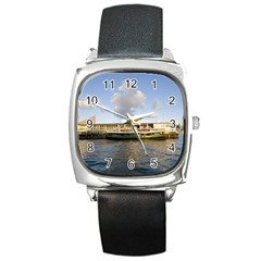 Hong Kong Ferry Square Metal Watch by swimsuitscccc