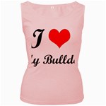 I-Love-My-Bulldog Women s Pink Tank Top