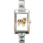 dog-photo Rectangular Italian Charm Watch