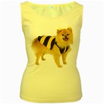 dog-photo Women s Yellow Tank Top