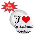 I Love My Labrador Retriever 1.75  Button (10 pack) 