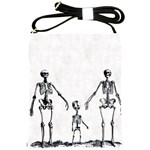 Skeleton Family Shoulder Sling Bag