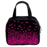 Bats Pink Classic Handbag (Two Sides)
