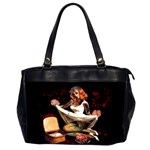 Zombie Pin Up Oversize Office Handbag (Two Sides)